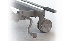 Butée de protection murale latérale, modèle court