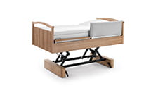 Garniture pour panneau latéral, modèle fermé avec bride de sécurité, gris